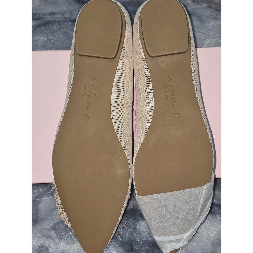 NWB Kate Spade Nance Ballet Flat in Blush Shimmer Shoes 9 - Picture 5 of 9
